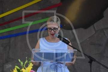 Pregón de La Viña a cargo del alcalde de Telde y actuación del humorista Maestro Florido (Foto Antonio Alí y TA)